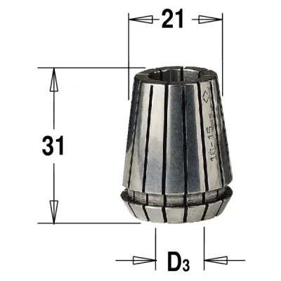 Фото ER25 D=10 цанга высокоточная в интернет-магазине ToolHaus.ru