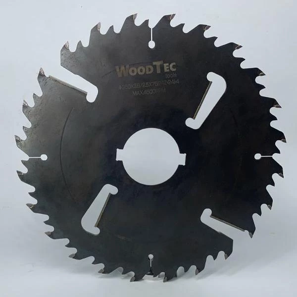 Фото Пила дисковая Ø350 х 75 х 3,8/2,5 Z = (24 + 24) + 4 WoodTec в интернет-магазине ToolHaus.ru